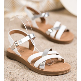 Cm Paris Bekväma ekolädersandaler vit 1