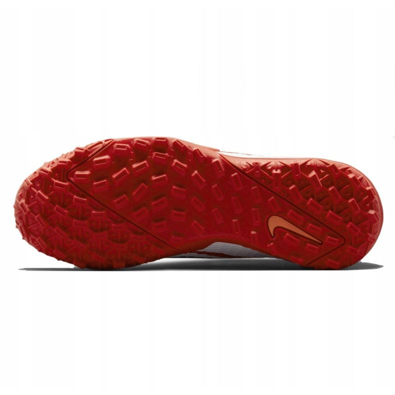 Nike Superfly 8 Academy CR7 Tf Jr fotbollsskor DB2679-600 grå / silver, vit, röd vit 2