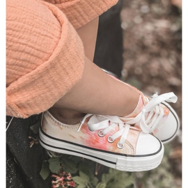 Klassiska barnskor med Tie-Dye-effekt Simba 807-3A rosa gul 4