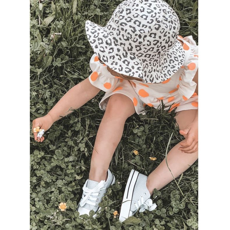 Barns glitter silver sneakers 888-1b 5