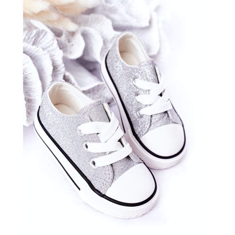 Barns glitter silver sneakers 888-1b silver- 3