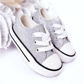 Barns glitter silver sneakers 888-1b silver- 1