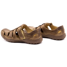 Polbut Mäns öppningsskor 237 för sommarbrun 1