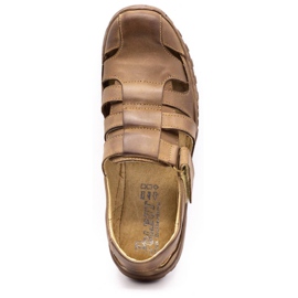 Polbut Mäns öppningsskor 237 för sommarbrun 2
