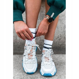 Sportskor med stora sulor GOE HH2N4034 Vit-Rosa 1