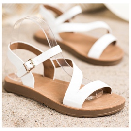 Cm Paris Fritids sandaler med ekoläder vit 1