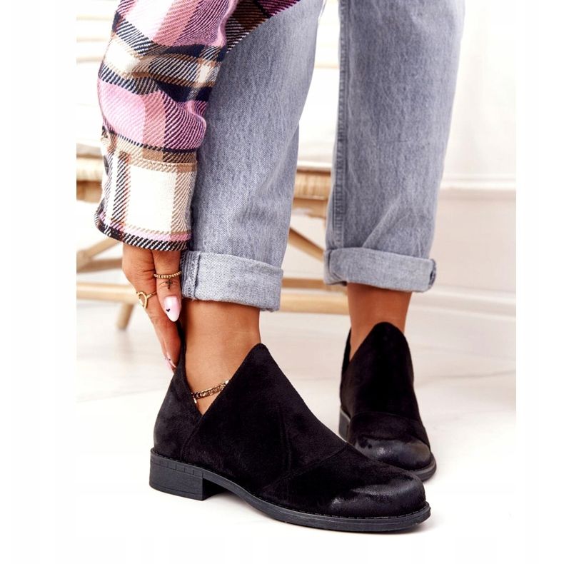 PS1 Svarta Hillary damstövlar med utskärningar 5