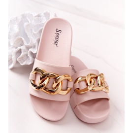 PS1 One Moment Beige Gummi Tofflor Med Kedja 1