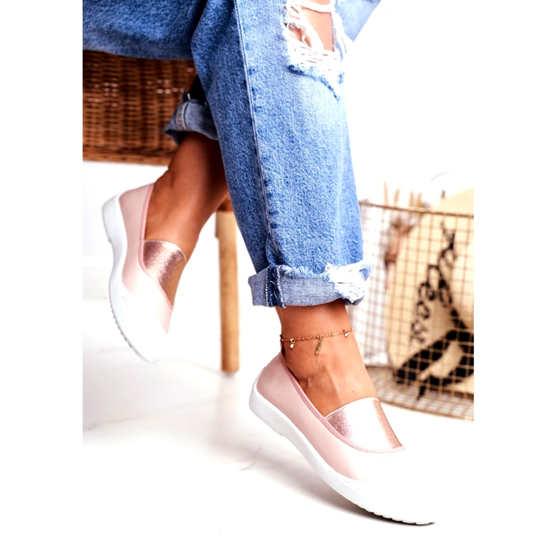 LU BOO Sneakers Slip On Slip-on Sneakers Pink Justy rosa 3