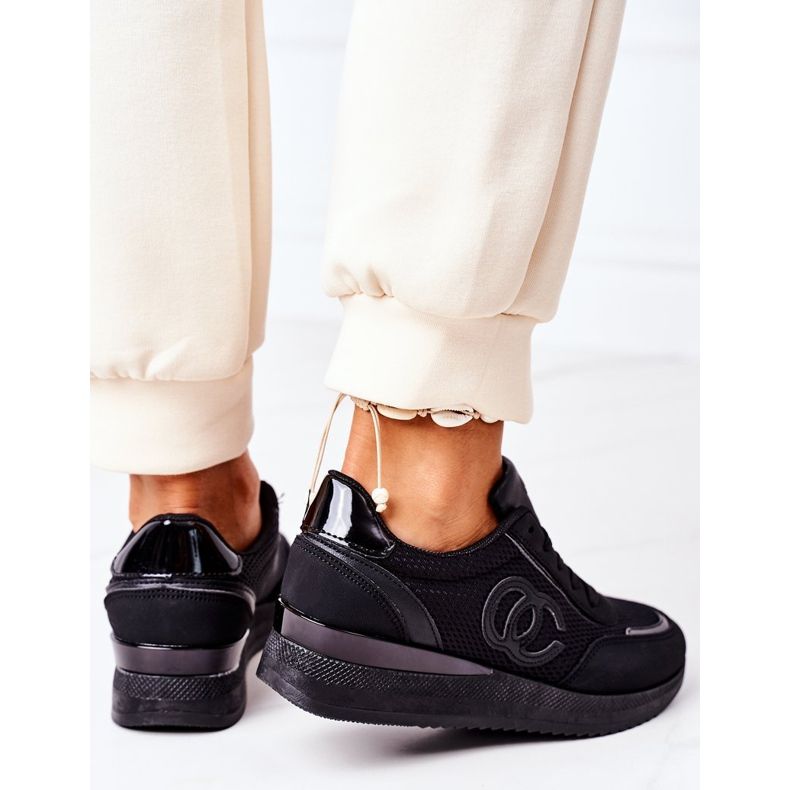 PE1 Kvinnors sportskor Sneakers Black Under Control svart 1