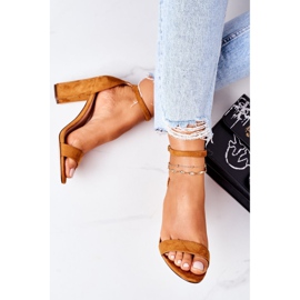 PS1 Mockasandaler på en kamel Florence Bar brun 1