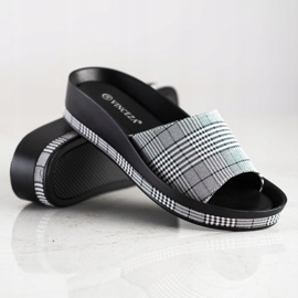 Casual VINCEZA tofflor grå 1