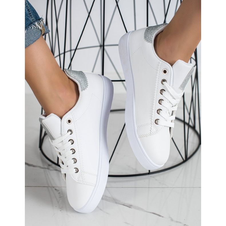 SHELOVET Casual sportskor vit 2