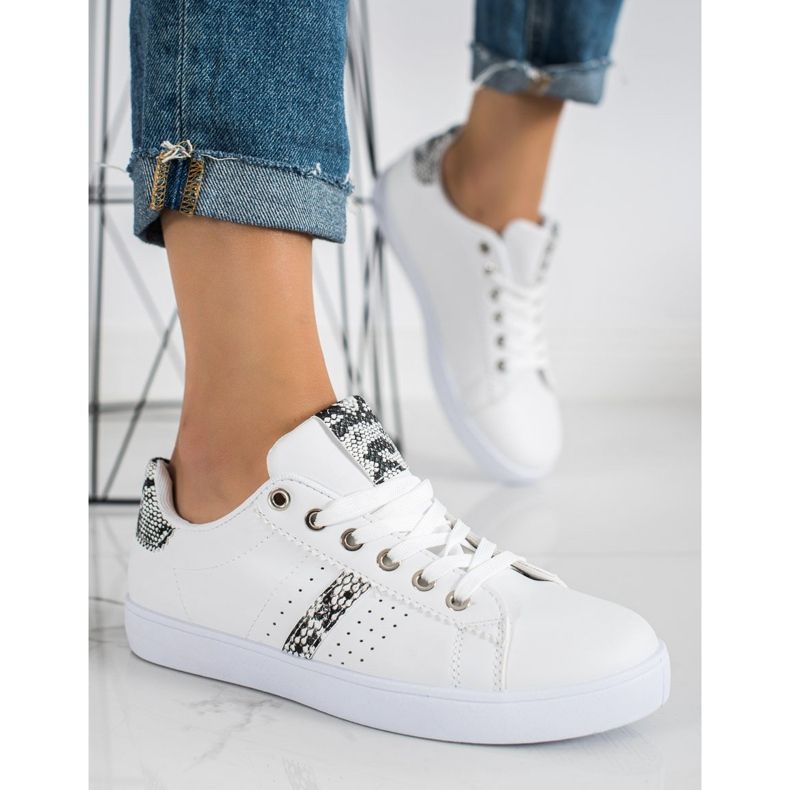 SHELOVET Casual sportskor vit 2