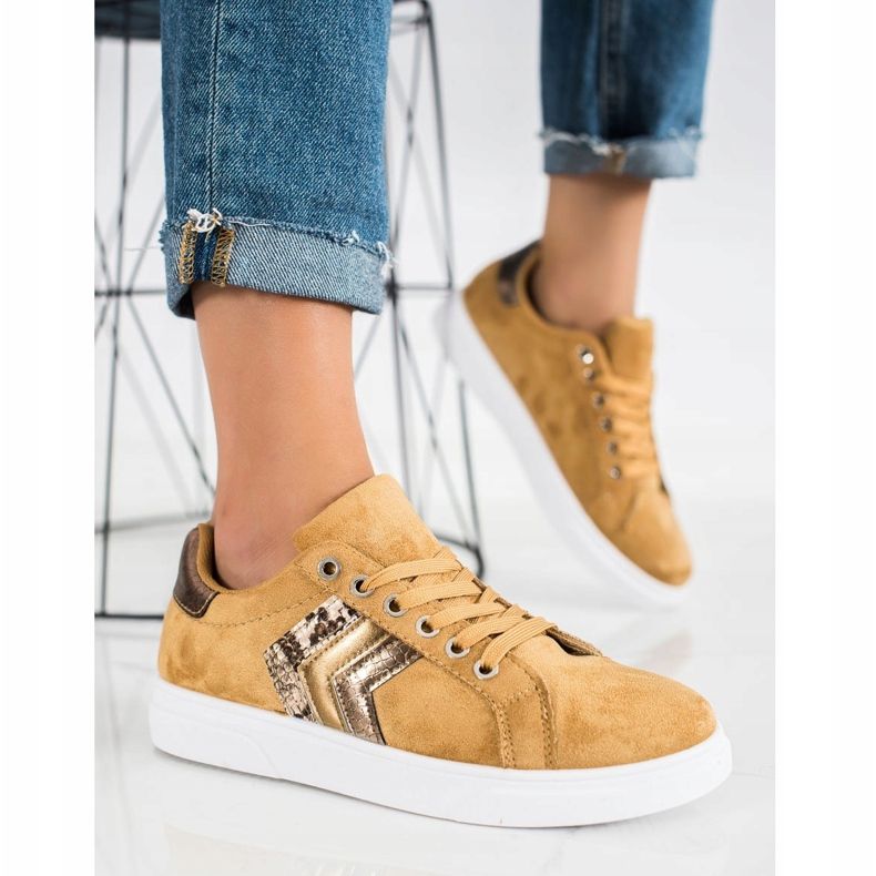 SHELOVET Mocka sneakers brun 1