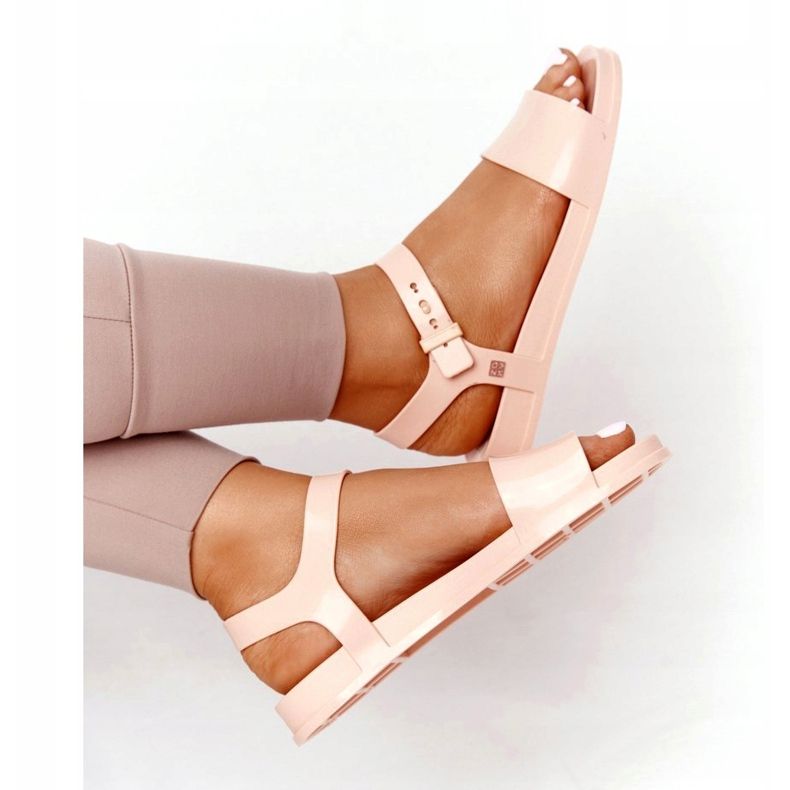 Doftande miljövänliga gummisandaler ZAXY HH285123 Naken beige rosa 7