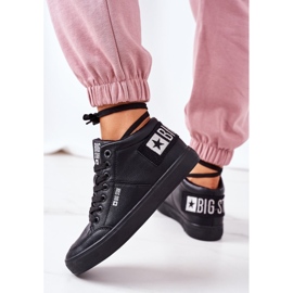 Dam Sneakers Big Star Warm Black EE274351 svart 1