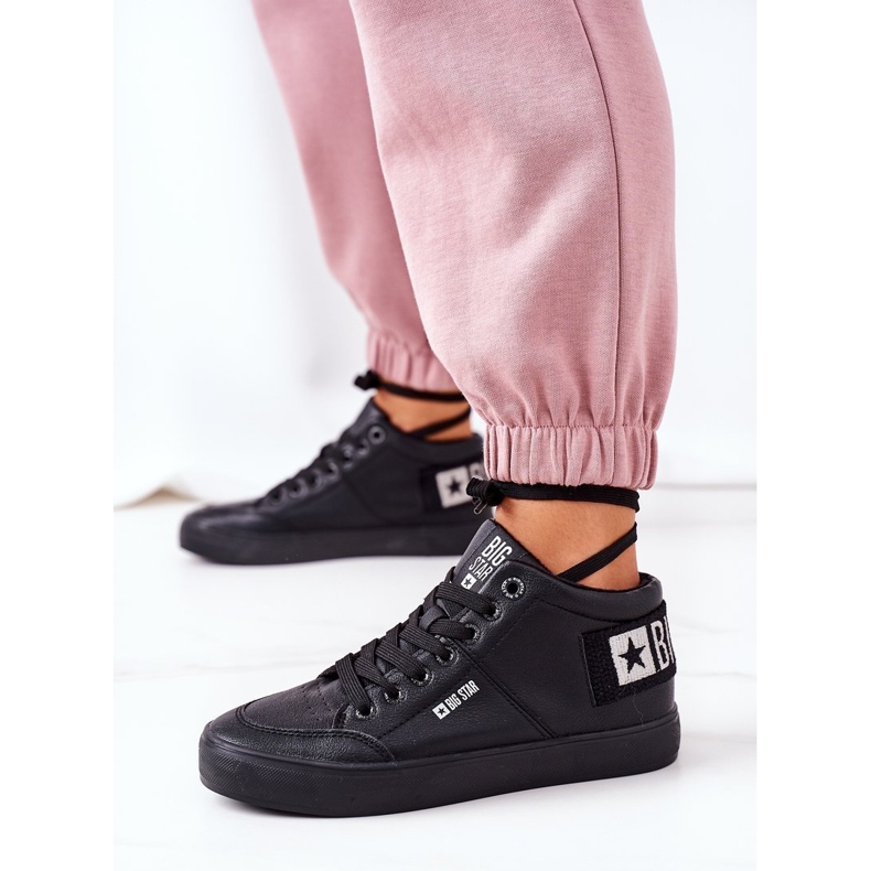 Dam Sneakers Big Star Warm Black EE274351 svart 2