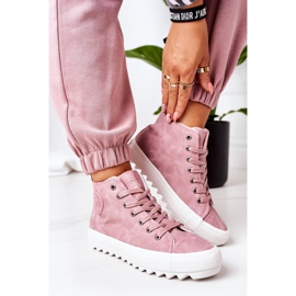 Dam Sneakers Big Star High Warm Pink EE274113 rosa 2
