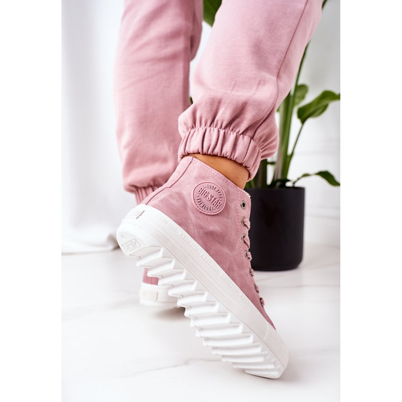 Dam Sneakers Big Star High Warm Pink EE274113 rosa 1