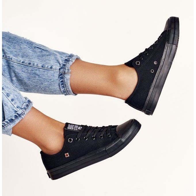 Dam Sneakers Big Star Black AA274009 svart 2