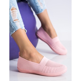 SHELOVET Openwork Slipons rosa 2