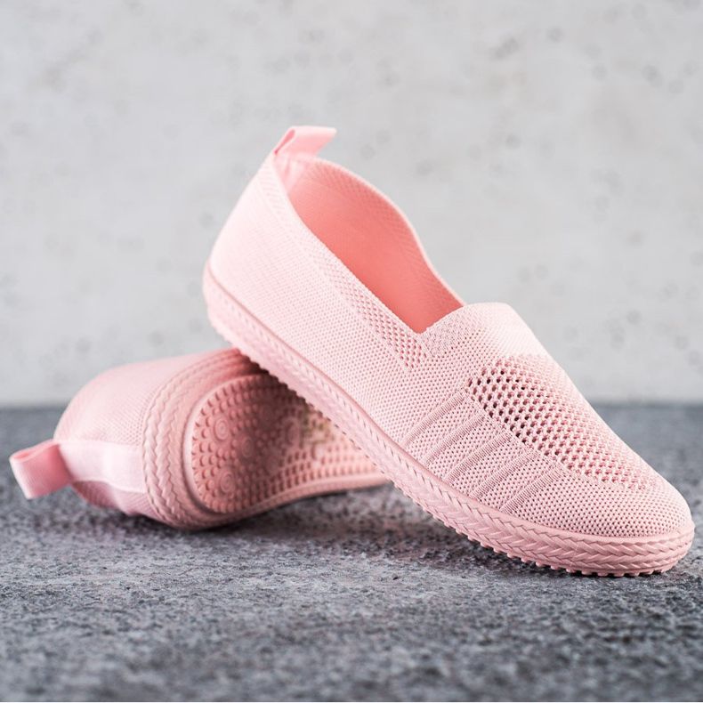 SHELOVET Openwork Slipons rosa 1