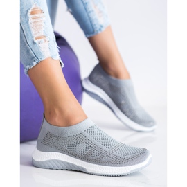 SHELOVET Slip-on sneakers grå 2