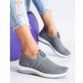 SHELOVET Slip-on sportskor grå 2