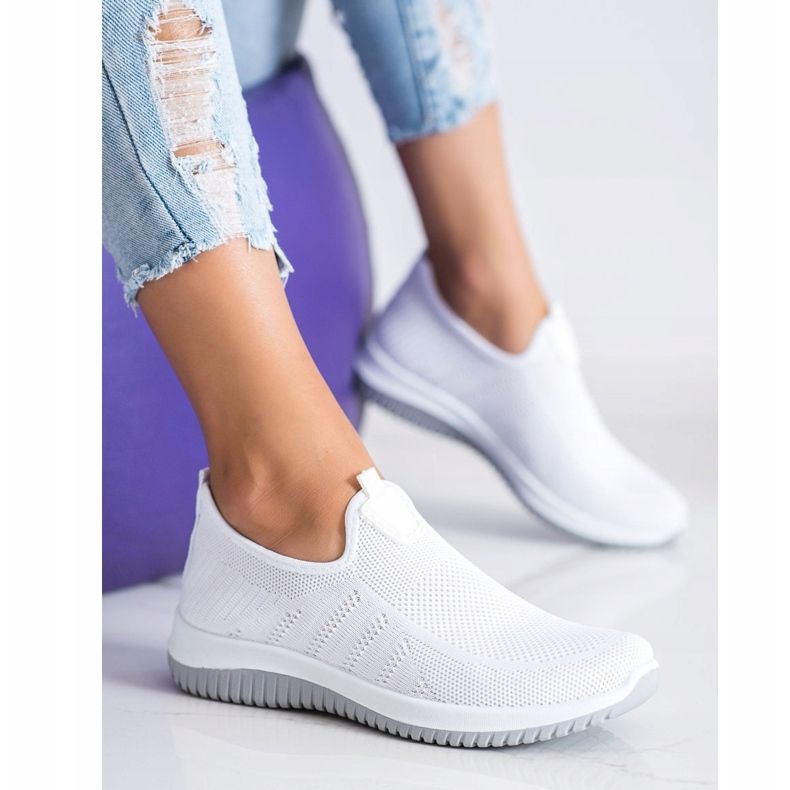 SHELOVET Slip-on sportskor vit 2