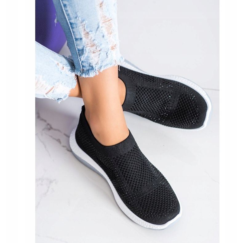 SHELOVET Slip-on sneakers svart 1