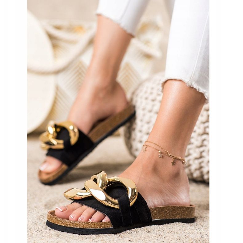 Sabatina Mode tofflor svart 1