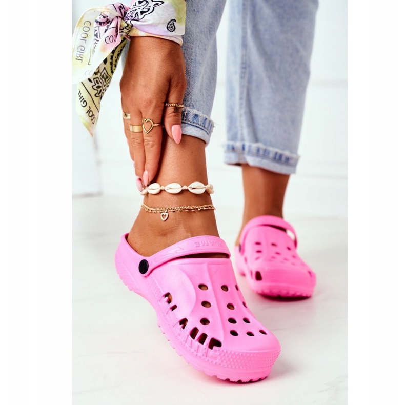 Flameshoes Rosa ljus Eva tofflor dam 1