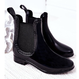 Barn Galoshes Black Jodhpur stövlar Lily svart 2