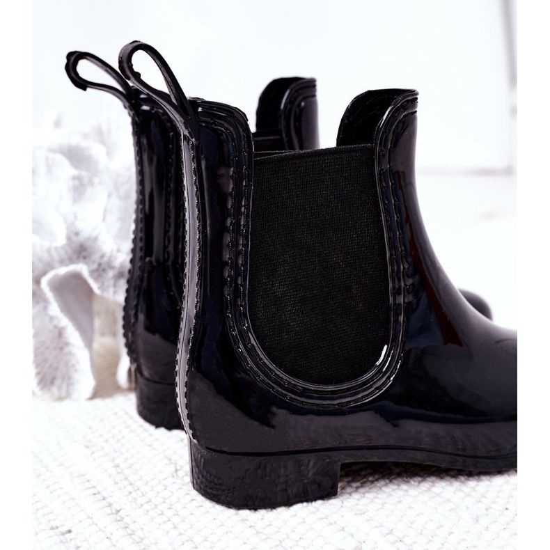 Barn Galoshes Black Jodhpur stövlar Lily svart 1