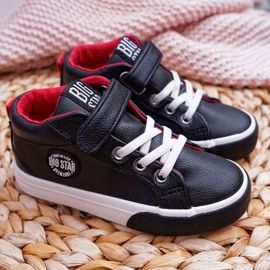 Barnskor Sneakers Big Star Black EE374001 svart 1