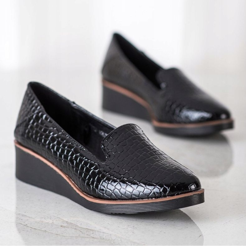 Lordsy Snake Print VINCEZA svart 1