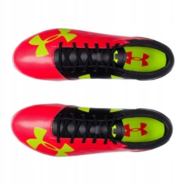 Under Armour Spotlight Dl Fg M 1272302-669 fotbollsskor flerfärgad, röd, svart röd 2