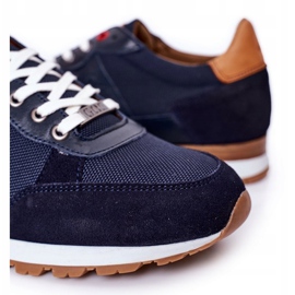 Herrskor GOE HH1N4053 Marinblå sneakers 1