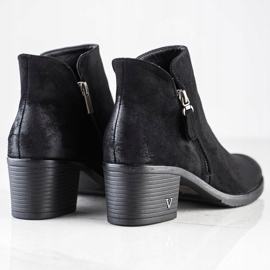 Klassiska stövlar på VINCEZA -stolpen svart 1