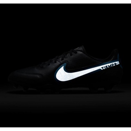 Nike Tiempo Legend 9 Academy FG / MG M DA1174-004 fotbollsskor svart svart 1