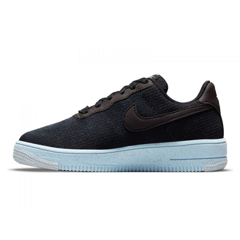Nike Air Force 1 Crater Flyknit Jr DH3375-001 sko svart 2