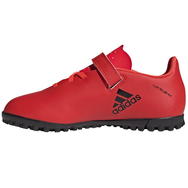 Adidas X Speedflow.4 H&amp;L Tf Jr FY6874 fotbollsskor mångfärgad röd 1