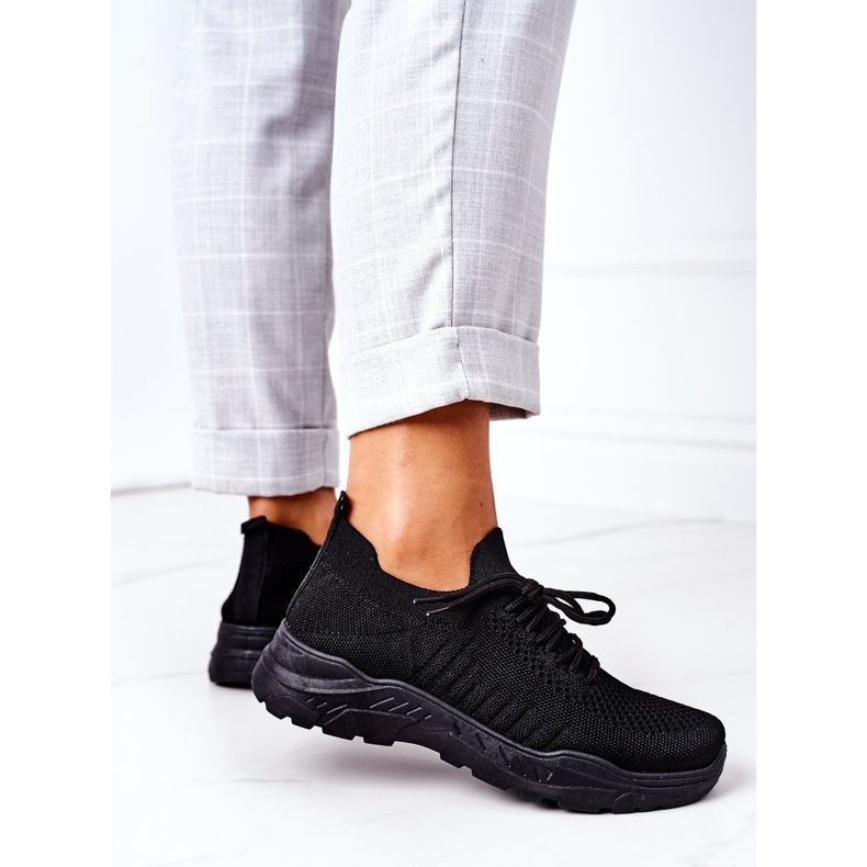 PS1 Kvinnors sportskor Sneakers Svart linjal 2