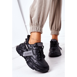 Kvinnors sportskor Sneakers Big Star GG274215 Svart-Grå 2