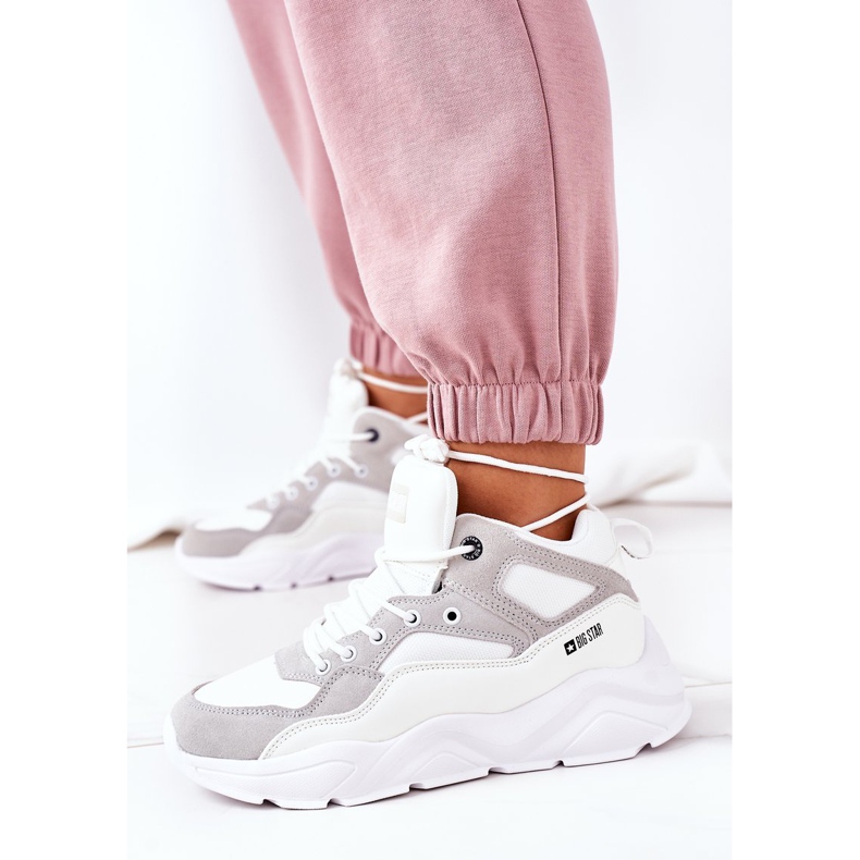 Kvinnors sportskor Sneakers Big Star GG274643 Vit 2