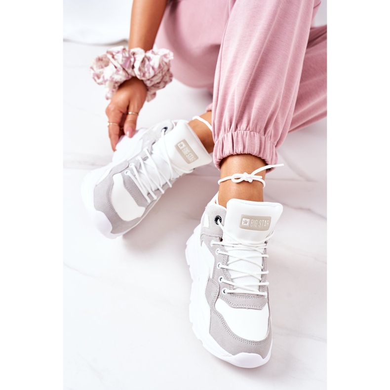 Kvinnors sportskor Sneakers Big Star GG274643 Vit 1