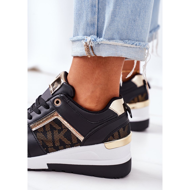 Black Wedge Sneakers Weekend svart 1