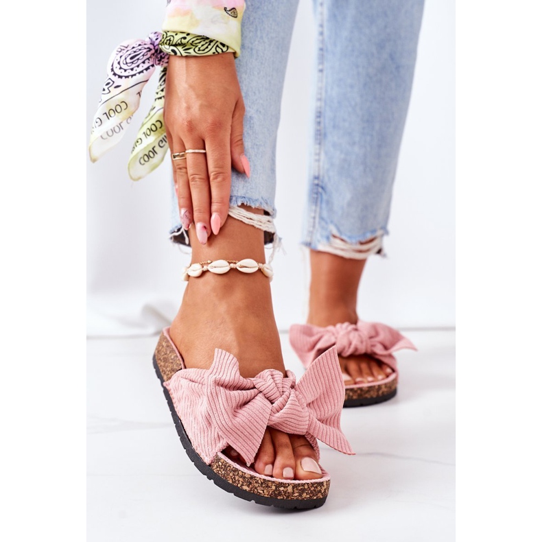 PS1 Corduroy rosa tofflor på Cork Summertime 2
