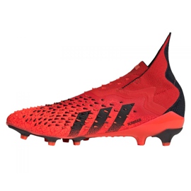 Adidas Predator Freak + Ag M FY8427 fotbollsskor röd röd 1
